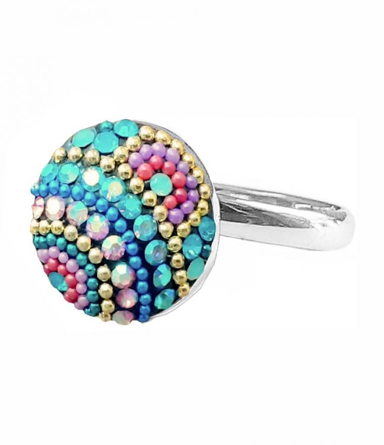 Aqua Dream Blissful Orb Ring