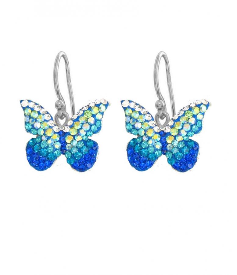 Sky to Sea Butterfly Earrings
